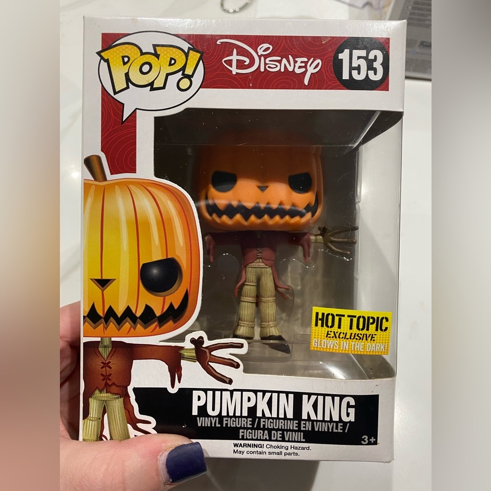 NIB Nightmare Before Christmas Pumpkin King #153